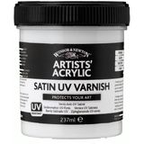 Winsor & Newton 3040931 Professionele acrylverf UV - Vernis Satijn, beschermlaag voor acrylschilderijen - flacon van 225 ml