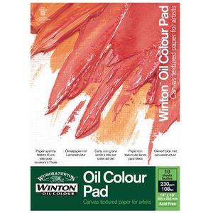 Winsor & Newton Olieverf Papier blok 230 grams 10 vel A4