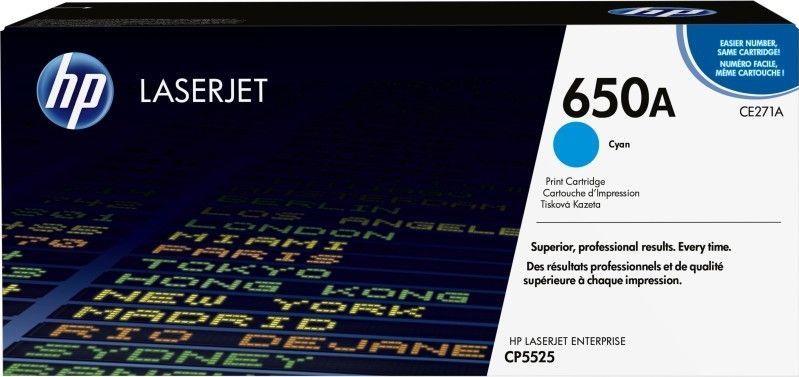HP Toner 650A (CE271A) Cyaan