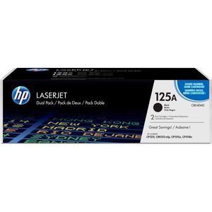 HP 125A 2-pack Black Original LaserJet Toner Cartridges tonercartridge 2 stuk(s) Origineel Zwart