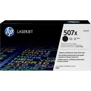 HP toner 507X, 11 000 pagina's, OEM CE400X, zwart - zwart 000000120025440472