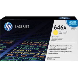 HP 646A Yellow Original LaserJet Toner Cartridge tonercartridge 1 stuk(s) Origineel Geel
