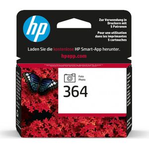 HP 364 Photo Original Ink Cartridge inktcartridge 1 stuk(s) Origineel Normaal rendement Foto zwart