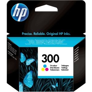 HP 300 Tri-color Original Ink Cartridge inktcartridge 1 stuk(s) Origineel Normaal rendement Cyaan, Magenta, Geel