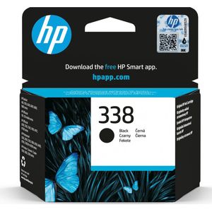 HP Cartouche d'impression noire 338 avec encre Vivera inktcartridge 1 stuk(s) Origineel Normaal rendement Zwart