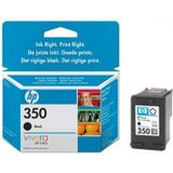 HP 350 (MHD jan-20) zwart (CB335EE) - Inktcartridge - Origineel