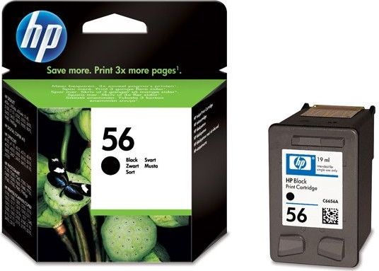 HP Inktcartridge 56 (C6656AE) Zwart
