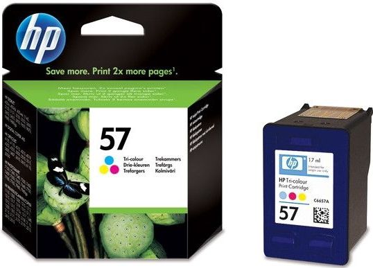 HP 57 Tri-color Original Ink Cartridge inktcartridge 1 stuk(s) Origineel Hoog (XL) rendement Cyaan, Magenta, Geel