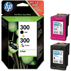 HP Inktcartridge 300 (CN637EE) Zwart + 3 kleuren Multipack