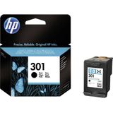 HP - 301 Cartridge - Zwart - Tot 190 Pagina's