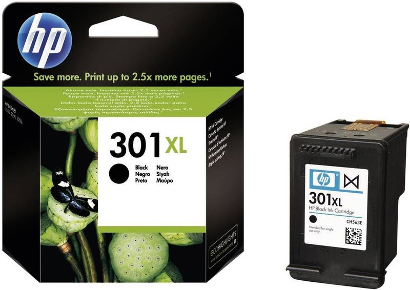 HP 301 XL - Inktcartridge - Zwart - Hoge Capaciteit