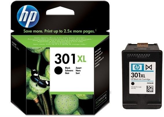 HP Inktcartridge 301XL (CH563EE) Zwart Hoge capaciteit