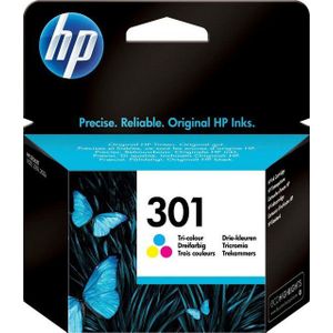 HP 301 Tri-color Original Ink Cartridge inktcartridge 1 stuk(s) Origineel Normaal rendement Cyaan, Magenta, Geel