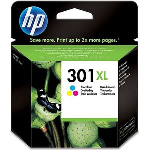 HP 301XL originele high-capacity drie-kleuren inktcartridge (CH564EE)