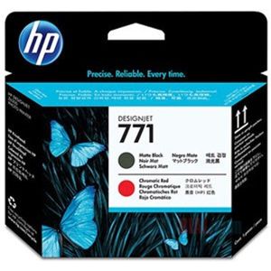 HP 771 (CE017A) printkop mat zwart en chromatic red (origineel)
