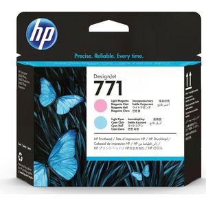 HP - 771 Inktcartridge - Lichtcyaan Lichtmagenta - Compatibel met DesignJet Z6200
