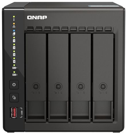 QNAP TS-453E NAS Tower Intel® Celeron® J6412 8 GB 0 TB QNAP QTS Zwart