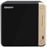 QNAP TS-464 NAS Tower Intel® Celeron® N5095 8 GB 0 TB QNAP QTS Zwart, Brons
