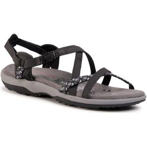 Skechers - Reggae Slim Vacay - Sandalen - Zwart - Synthetisch/Faux Leer