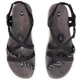 Skechers - 40955S Reggae Slim Vacay - Sandalen - Zwart - Dames