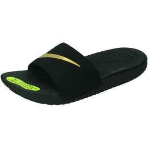 Nike Nike Kawa Younger/Older Kids' Slide - Black/Metallic Gold - Kind, Black/Metallic Gold