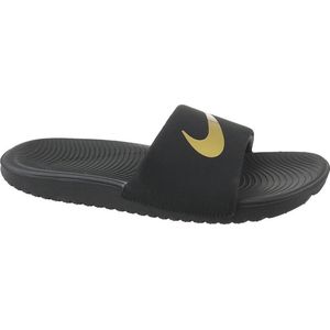 Nike Kawa Slippers - Unisex - zwart goud