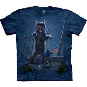 The Mountain Adult Unisex T-Shirt - Jurassic Kitten