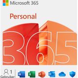 Microsoft - Office 365 Personal - Software - 1 Gebruiker - 1 Jaar - Laatste Updates