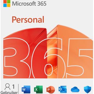 Microsoft - Office 365 Personal - Software - 1 Gebruiker - 1 Jaar - Laatste Updates