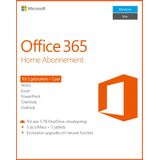 Microsoft - Office 365 Home - Software - 5 Activaties per Gebruiker - 1 Jaar