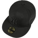 59Fifty Black on Black Yankees Pet by New Era Baseball caps