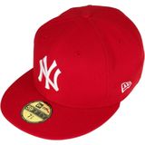 New Era New York Yankees 59fifty Cap Mlb Basic Red/White - 7 3/4-62cm