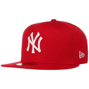 New Era New York Yankees 59fifty Cap Mlb Basic Red/White - 7 3/4-62cm