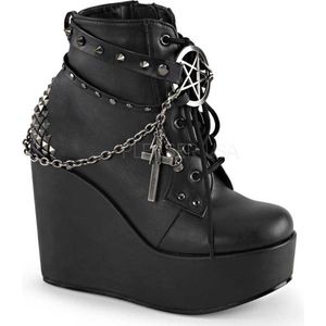 DemoniaCult - POISON-101 Sleehakken Shoes - Zwart