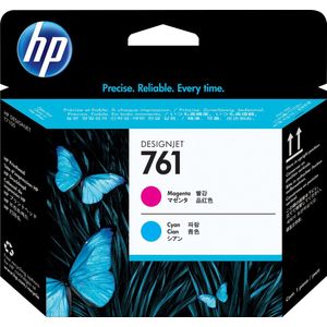 HP 761 magenta/cyaan DesignJet printkop