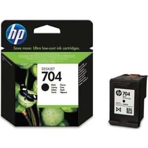 HP - 704 - Origineel Zwart - 1 stuk