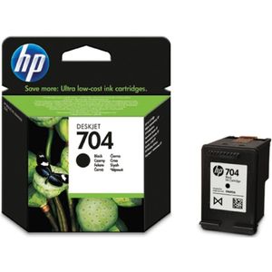 HP 704 Origineel Zwart 1 stuk(s)