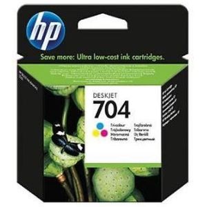 HP 704 - Inkcartridge - Geel - Cyaan - Magenta - Originele Inktcartridge