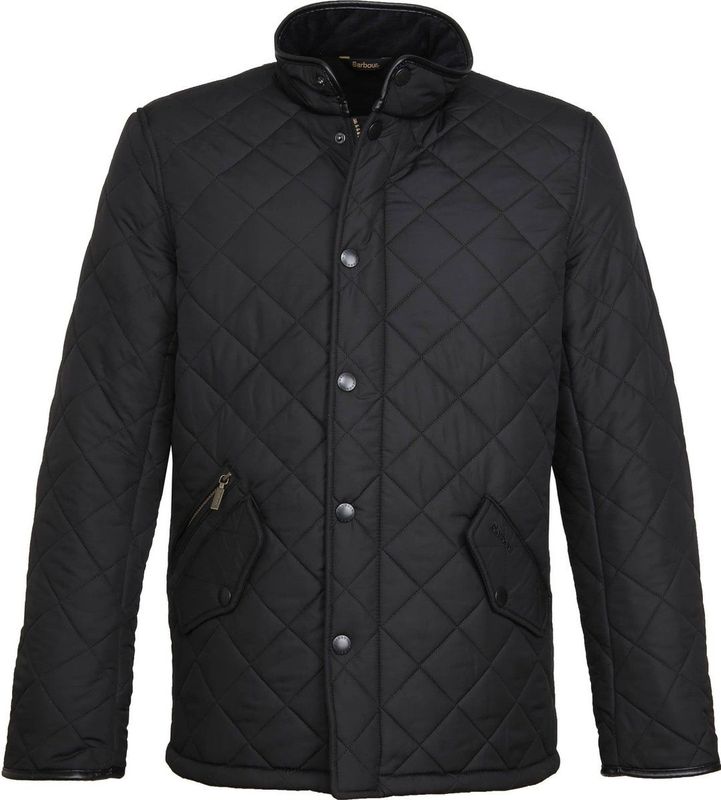 Barbour - POWELL - Gewatteerd Jack - Regular Fit - Effen