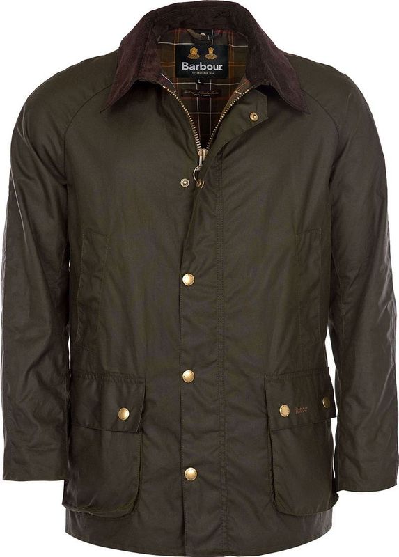 Jas Barbour Men Ashby Wax Jacket Olive-L