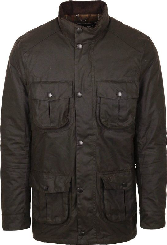 Barbour - Corbridge - Jas - Olive - 100% Sylkoil Gewaxt Katoen
