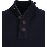 Barbour Trui Wol Patch Navy - Heren - Schipperstrui