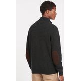 Barbour Trui Wol Patch Antraciet - Heren - Schipperstrui