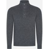 Barbour Trui Wol Patch Antraciet - Heren - Schipperstrui