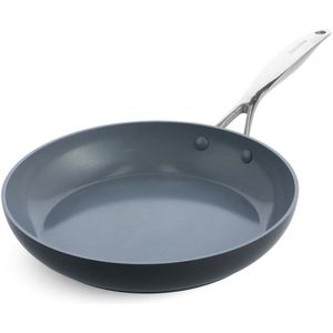 GreenPan Evolution Geanodiseerd Keramisch Antiaanbaklaag 20cm Koekenpan Skillet, PFAS-Vrij, Inductie, Vaatwasserbestendig, Ovenveilig, Dennengroen