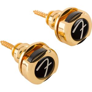 Fender© ""Infinity"" Strap Locks - 360° draaibaar - Goud