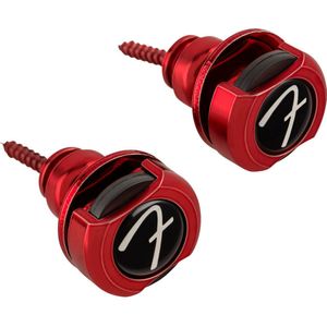 Fender ""Infinity"" Strap Locks - 360° draaibaar - rood 0990818609