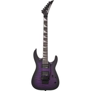 Jackson JS32Q Dinky DKA Transparent Purple Burst - ST-Style elektrische gitaar