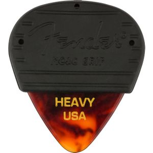 Fender® »MOJO GRIP PICKS - 3 PACK - Celluloid tortoise 351 - HEAVY« 3-pack plectrums voor gitaar - sterkte: Heavy - Kleur: Tortoise