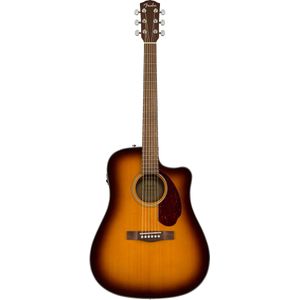 Fender CD-140SCE Dreadnought Elektrische akoestische gitaar, 3-kleurige Sunburst, inclusief hardcase koffer